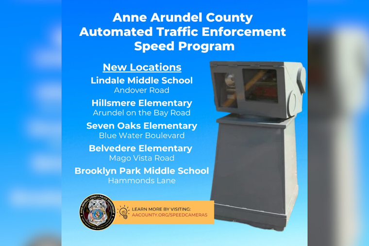 Anne Arundel County Police Enhance School Zone Safety with New Speed Cameras
