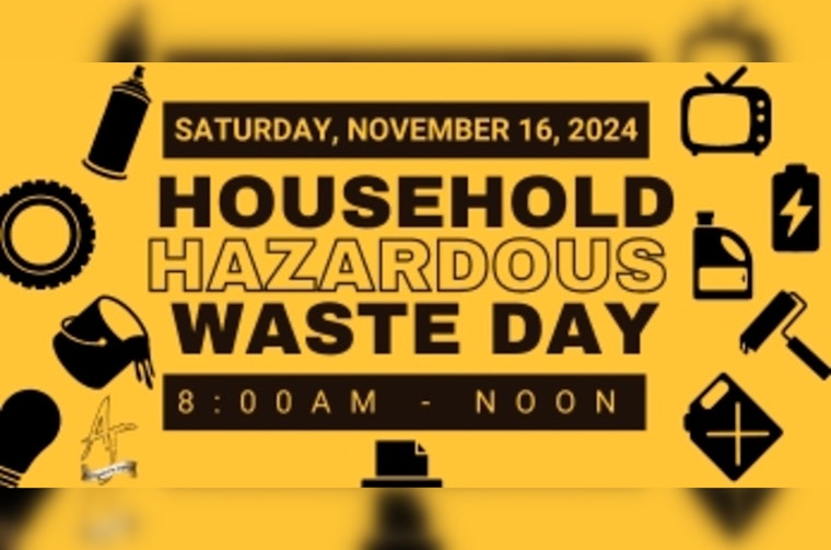 Apache Junction and Pinal County to Host Household Hazardous Waste Disposal Event on November 16