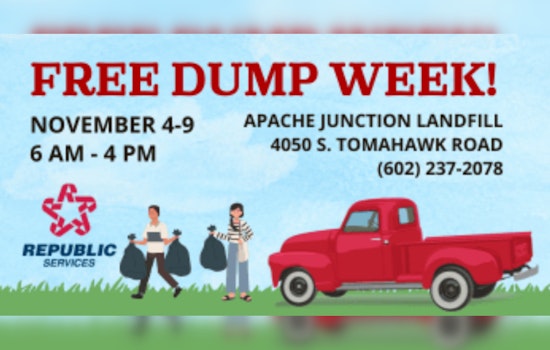 Apache Junction Invites Residents to 'Free Dump Week' for Eco-Friendly Decluttering