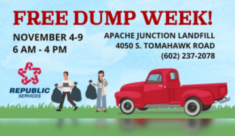 Apache Junction Invites Residents to 'Free Dump Week' for Eco-Friendly Decluttering