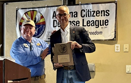 Arizona State Representative Quang Nguyen Honored as "Legislator of the Year" by AzCDL for Second Amendment Advocacy