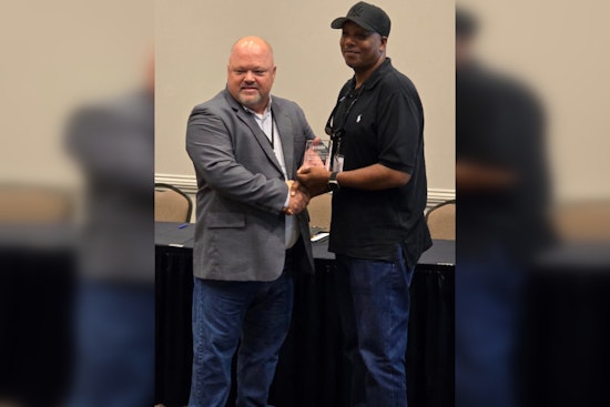 Athens-Clarke County Waste Division's Jonathan "Buck" Sims Honored as Solid Waste Worker of the Year