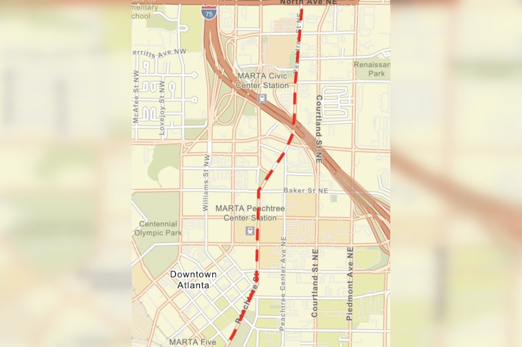 Atlanta Traffic Alert as ADA Upgrades Begin on Marietta Street NW Starting Tomorrow