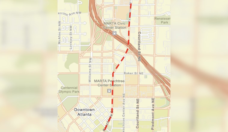 Atlanta Traffic Alert as ADA Upgrades Begin on Marietta Street NW Starting Tomorrow