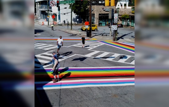 Atlanta Unveils Expanded LGBTQ Rainbow Crosswalk Ahead of 2024 Pride Celebrations