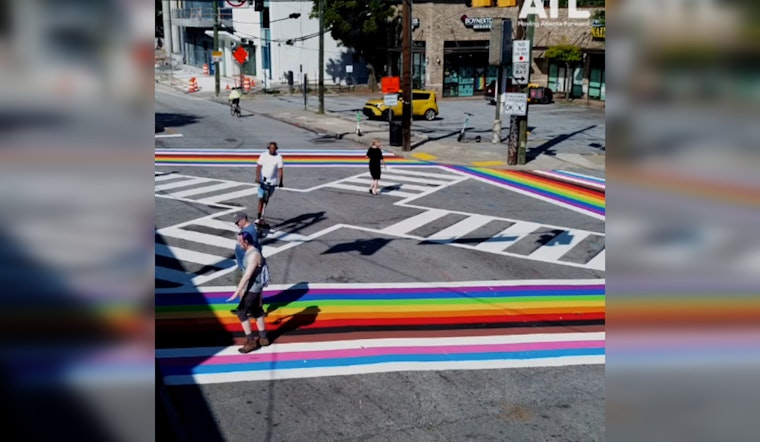 Atlanta Unveils Expanded LGBTQ Rainbow Crosswalk Ahead of 2024 Pride Celebrations