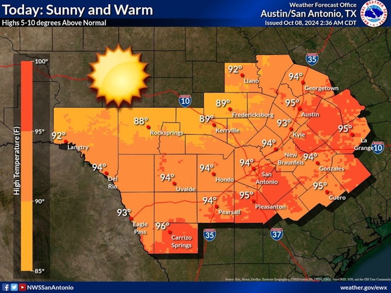 Austin Enjoys Uninterrupted Sunshine as Hurricane Milton Threatens Florida Coast