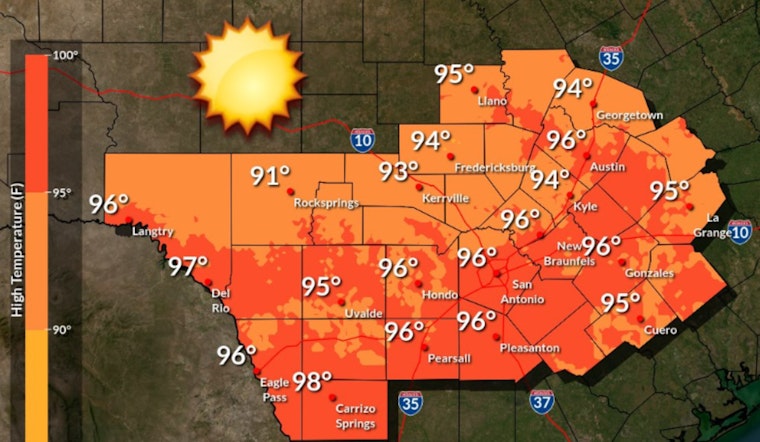 Austin Enjoys Warm Stretch as National Weather Service Forecasts Mid-90s, Air Quality Alert Issued for Metro Area