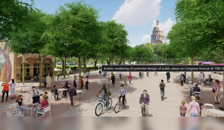 Austin Residents Invited to Shape Future of Congress Avenue as Proposed Pedestrian Plaza Awaits Public Feedback