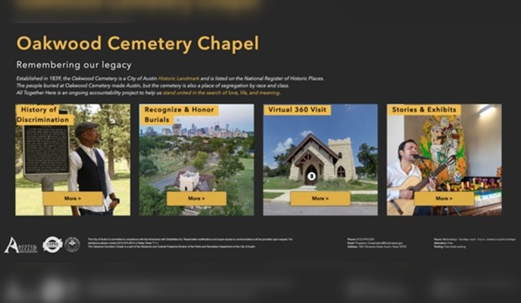 Austin's Oakwood Cemetery Illuminates History with Digital Tribute to Communities of Color