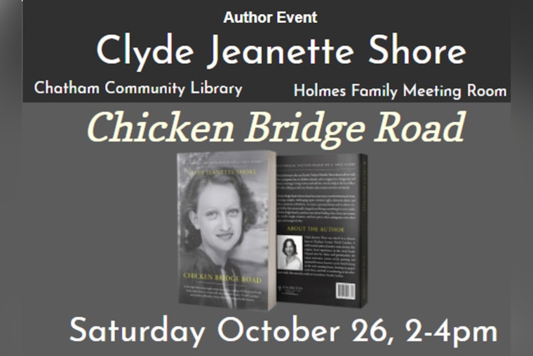 Author Clyde Jeanette Shore to Reveal Depths of "Chicken Bridge Road" at Chatham Community Library Event