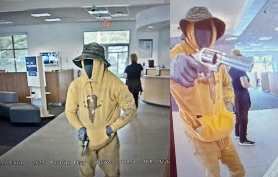 Authorities Seek Information on Suspected Armed Bank Robber in Lake Forest