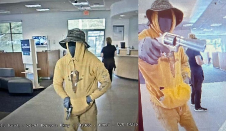 Authorities Seek Information on Suspected Armed Bank Robber in Lake Forest