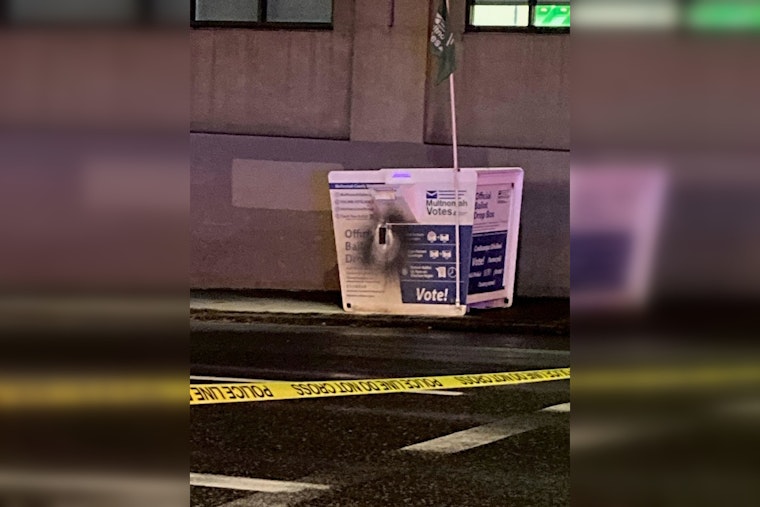 Ballot Box Blaze Bust, Incendiary Device Defused in Portland as Authorities Launch Investigation