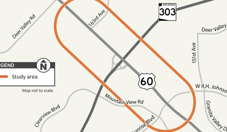 Bay Area Drivers Alert: US 60 Near Surprise Faces Lane Restrictions for Upcoming ADOT Roadwork