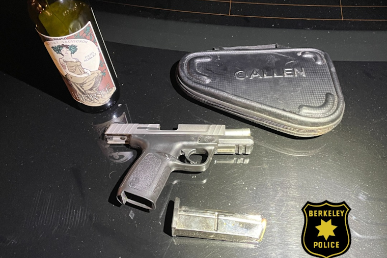 Berkeley DUI Check Leads to Concealed Handgun Discovery, Alameda Man Arrested