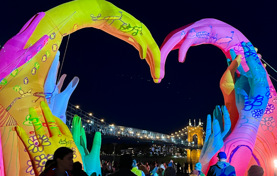 Blink Festival Illuminates Cincinnati: City Announces Road Closures and Preparations for Celebrated Light Event