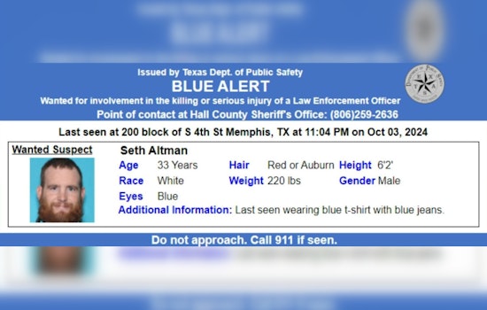 Blue Alert Issued in Texas for Suspect in Shooting of Memphis Police Chief