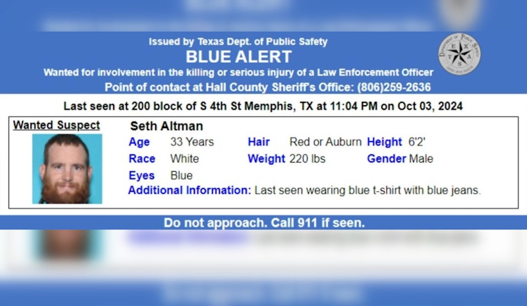 Blue Alert Issued in Texas for Suspect in Shooting of Memphis Police Chief