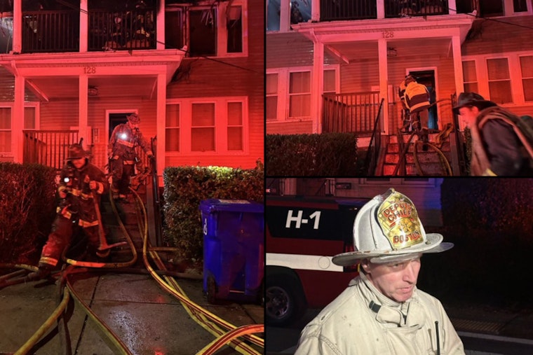 Boston Fire Department Battles Blaze at Capen Street Home, Displacing 15 with No Injuries Reported