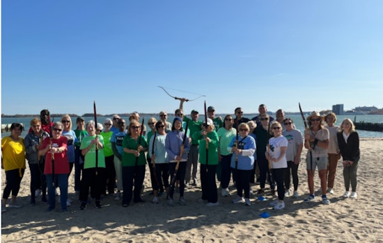 Boston Police and Charlestown Women Unite in Friendly Archery Competition to Foster Community Bonds