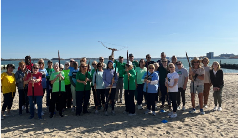 Boston Police and Charlestown Women Unite in Friendly Archery Competition to Foster Community Bonds