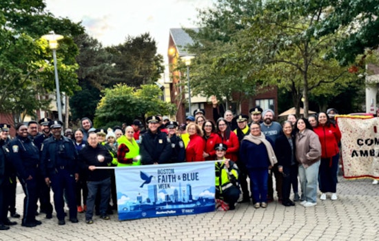 Boston Police and Villa Victoria Residents Unite for Community Peace Walk in South End