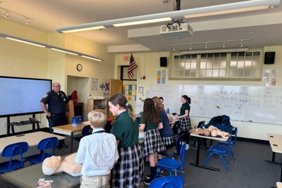 Boston Police Department Empowers Youth with Life-Saving CPR Skills at St. Columbkille's School