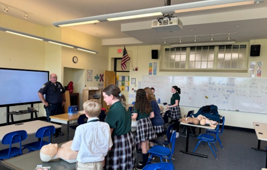 Boston Police Department Empowers Youth with Life-Saving CPR Skills at St. Columbkille's School