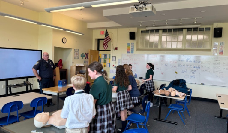 Boston Police Department Empowers Youth with Life-Saving CPR Skills at St. Columbkille's School