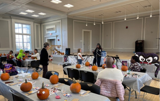 Boston Police Host Festive Pumpkin Painting Event for Kids at District E-18
