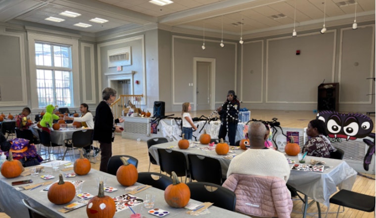 Boston Police Host Festive Pumpkin Painting Event for Kids at District E-18