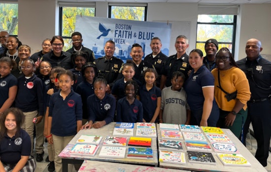 Boston's Mother Caroline's Academy Hosts Faith & Blue Kick-Off with Art and Community Building