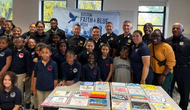 Boston's Mother Caroline's Academy Hosts Faith & Blue Kick-Off with Art and Community Building