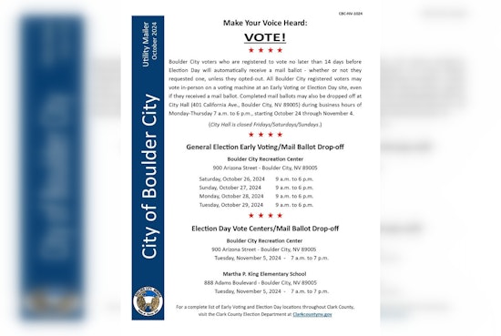 Boulder City Issues Correction After Utility Bill Misprint on Election Type