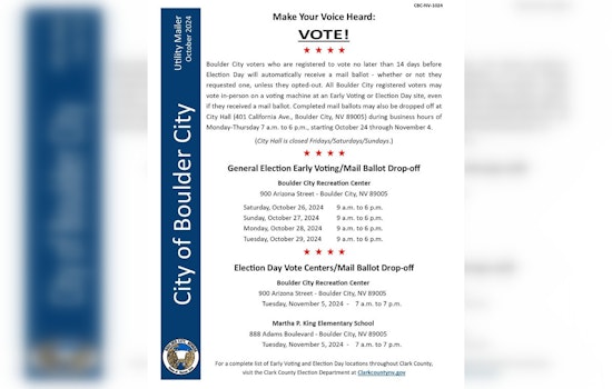 Boulder City Issues Correction After Utility Bill Misprint on Election Type