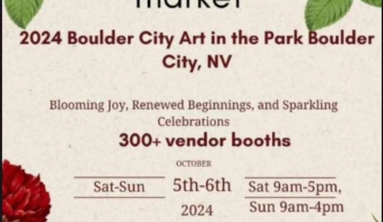 Boulder City Police Issue Urgent Scam Alert Tied to Art in the Park Event