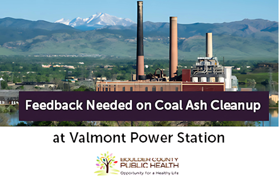 Boulder Residents Invited to Voice Opinions on Valmont Power Station Cleanup Plan