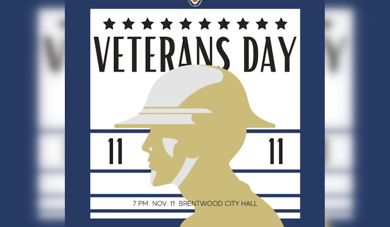 Brentwood to Host Inaugural Veterans Day Ceremony Honoring Local Military Service Members