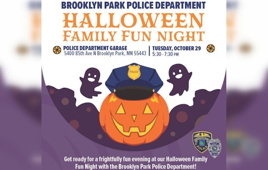 Brooklyn Park Police Host Free Halloween Family Fun Night with Emergency Vehicles on Display