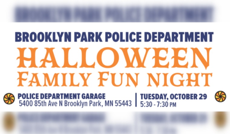 Brooklyn Park Police to Host Free Halloween Fun Night with Trunk-or-Treat and Activities for Families