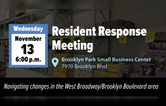 Brooklyn Park Residents and Business Owners to Discuss Area Revitalization and Safety Concerns at Upcoming City Meeting