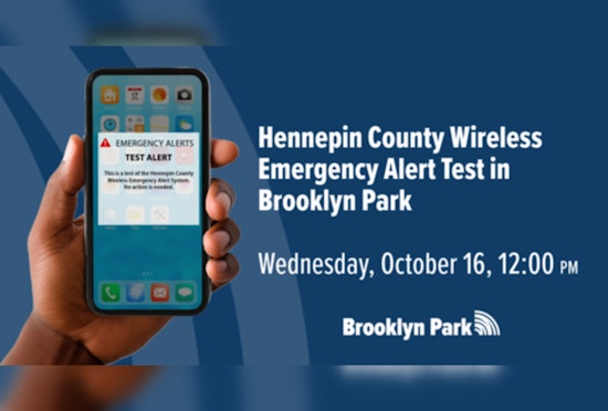 Brooklyn Park to Conduct Wireless Emergency Alert System Test on October 16