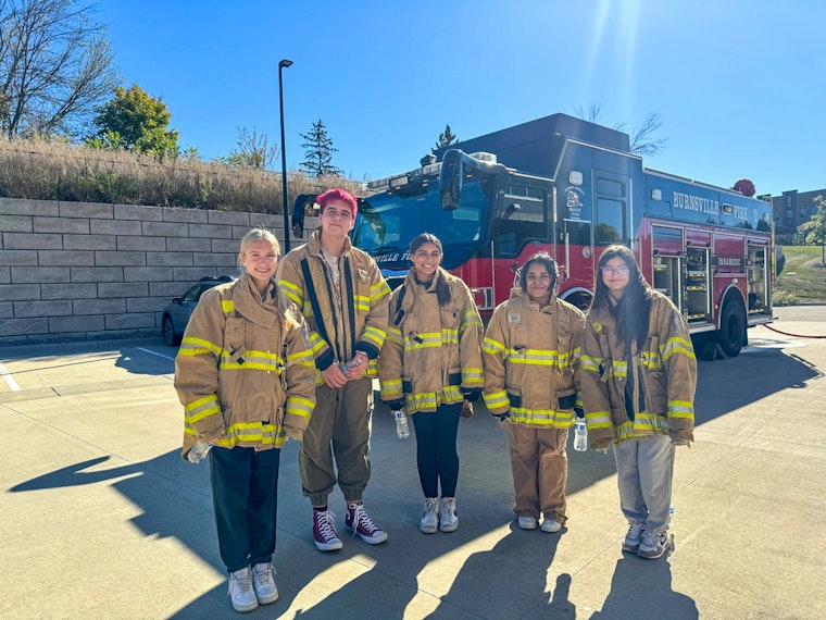 Burnsville High School Students Get a Taste of Firefighting Life Through Fire Ops Program
