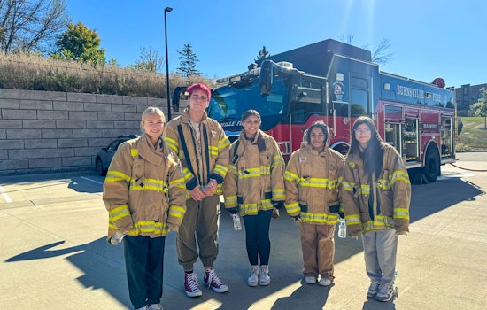 Burnsville High School Students Get a Taste of Firefighting Life Through Fire Ops Program