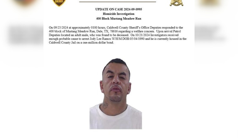 Caldwell County Man Arrested in Homicide Case, Held on $1 Million Bond
