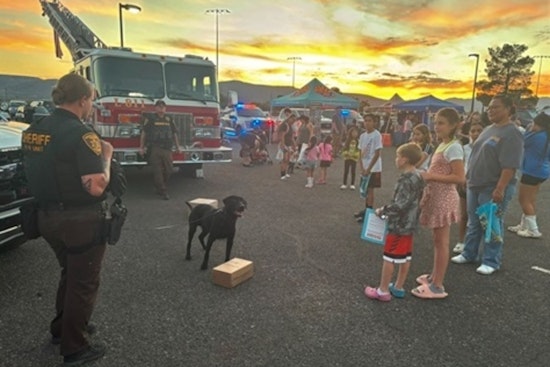 Camp Verde Celebrates Community with K-9 Demonstrations at National Night Out Event