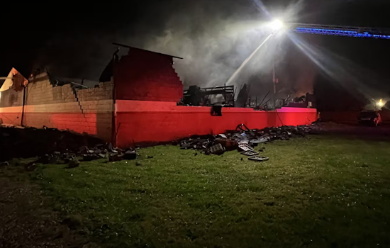 Canton Firefighters Injured as Explosions Rock Heating and Cooling Business Amidst Blazing Inferno