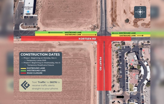 Casa Grande Braces for Traffic Shifts Amid Kortsen Road Sewer Upgrade