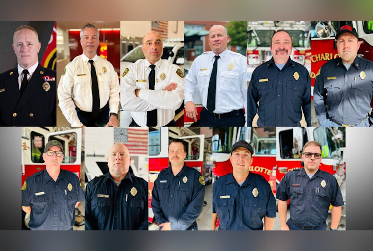 Charlotte Firefighters Honored With Bravery Awards for Valor During City Emergency on April 29